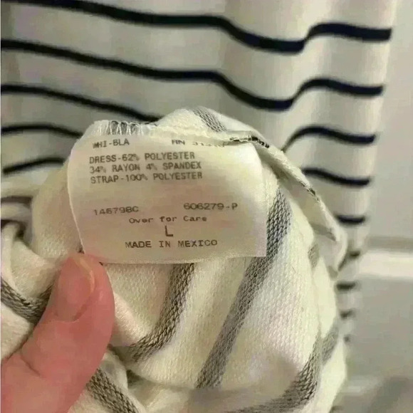 Fortune & Ivy Tie Back Striped Dress from Stitch Fix Size Large - Picture 4 of 6